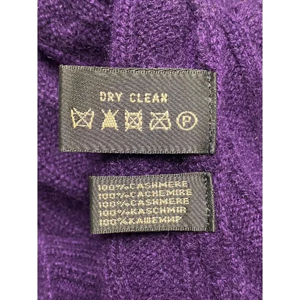 Ralph Lauren Pre-owned Wool tops Purple Dames