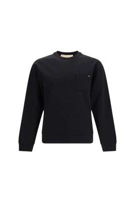 Cotton Jersey Crewneck Sweatshirt