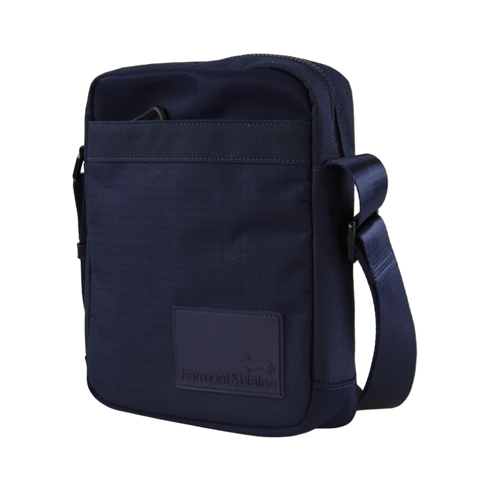 Harmont & Blaine Schoudertas van gestructureerd nylon Blue Heren