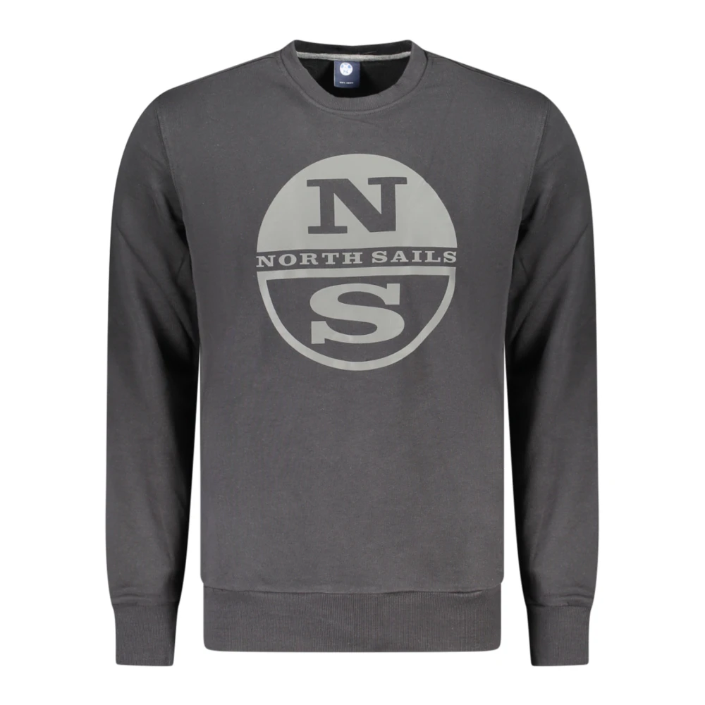 North Sails Men's Black Long-Sleeved Sweatshirt - Sweatshirts - 2XL - Sweatshirts & Hoodies
