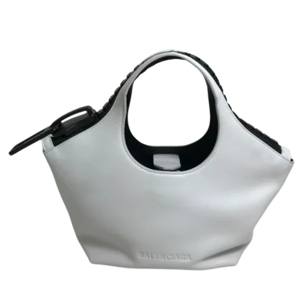 Balenciaga Vintage Pre-owned Leather handbags White Dames
