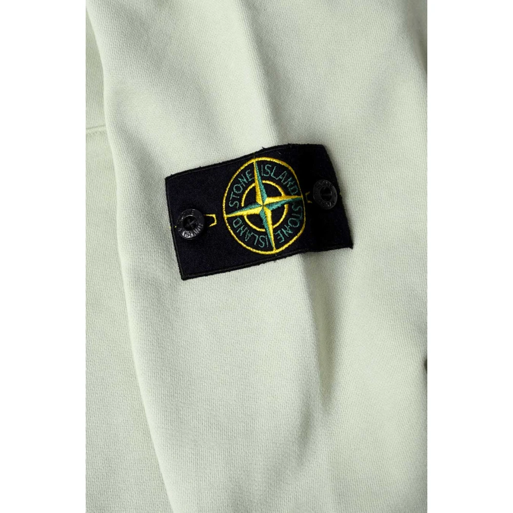 Stone Island Groene Pistache Hoodie Klassieke Stijl Green Heren