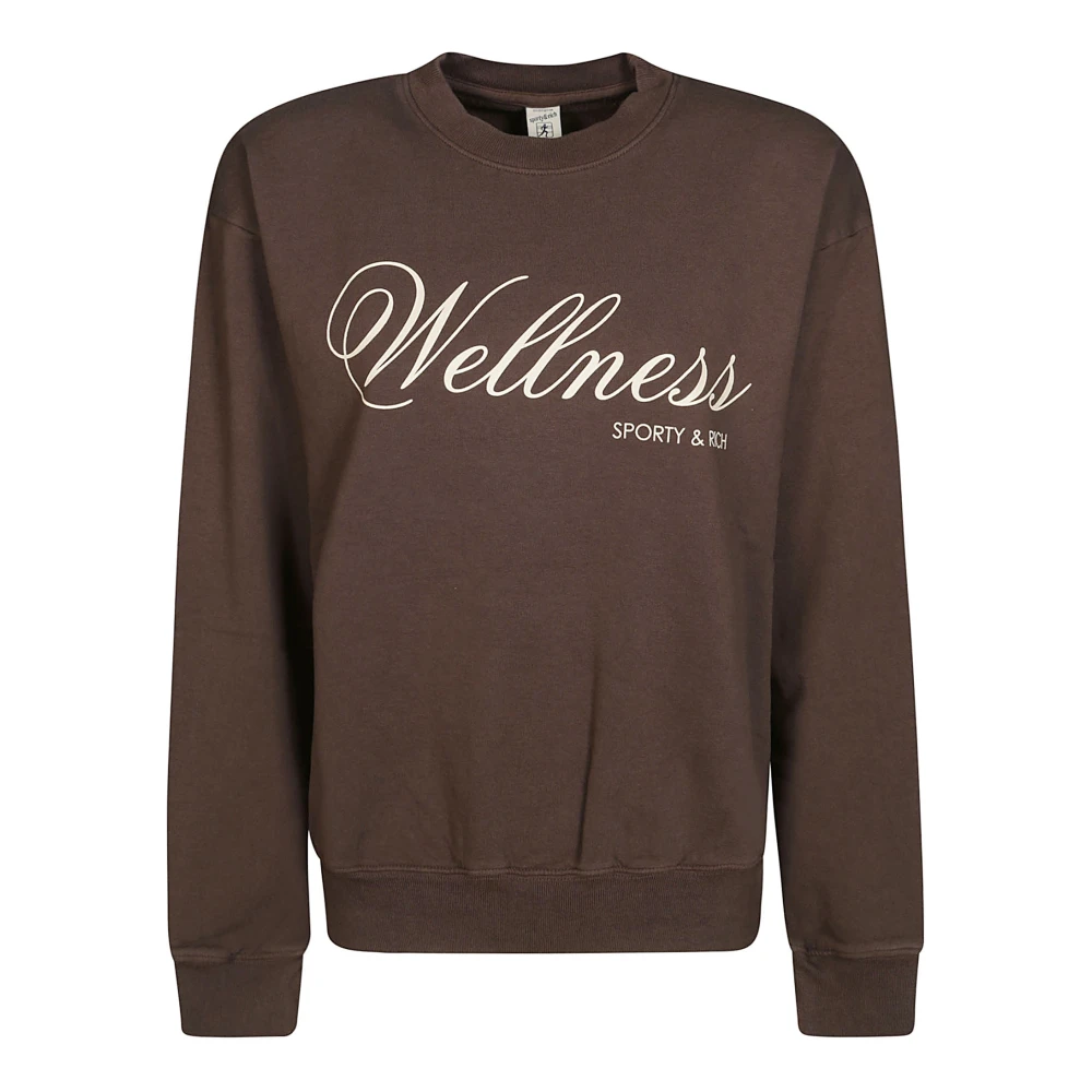 Sporty & Rich Stijlvolle Carlyle Sweater Brown Dames