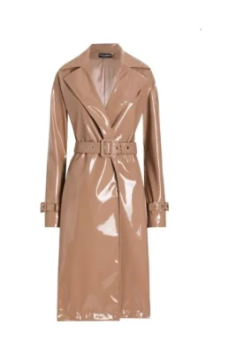 Brun bältes Trench Coat