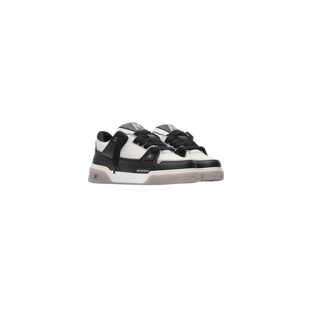 Represent Sneakers 100% Pelle Heren Schoenen Zwart