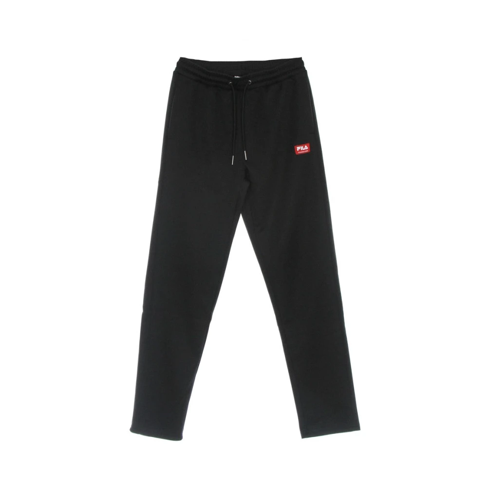 Fila Zwarte Tapered Track Broek Black Heren