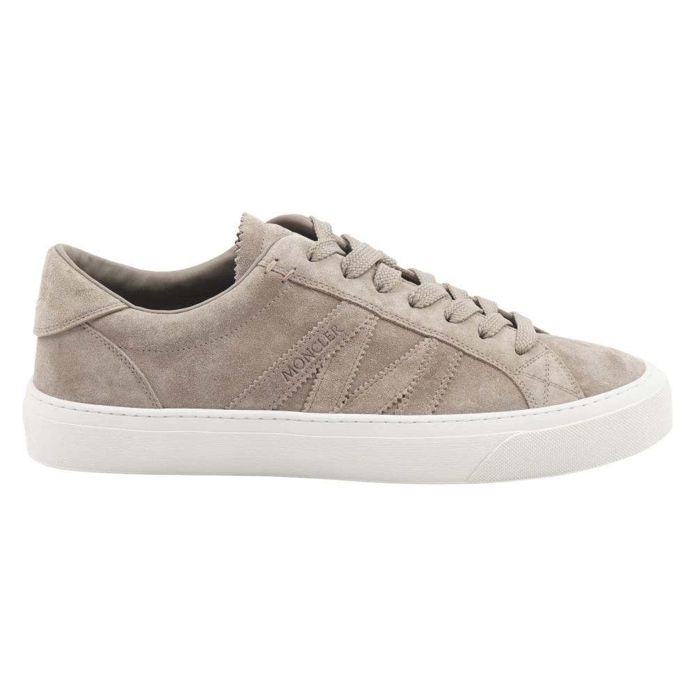 Moncler Monaco 2 Low Top Heren Schoenen Beige