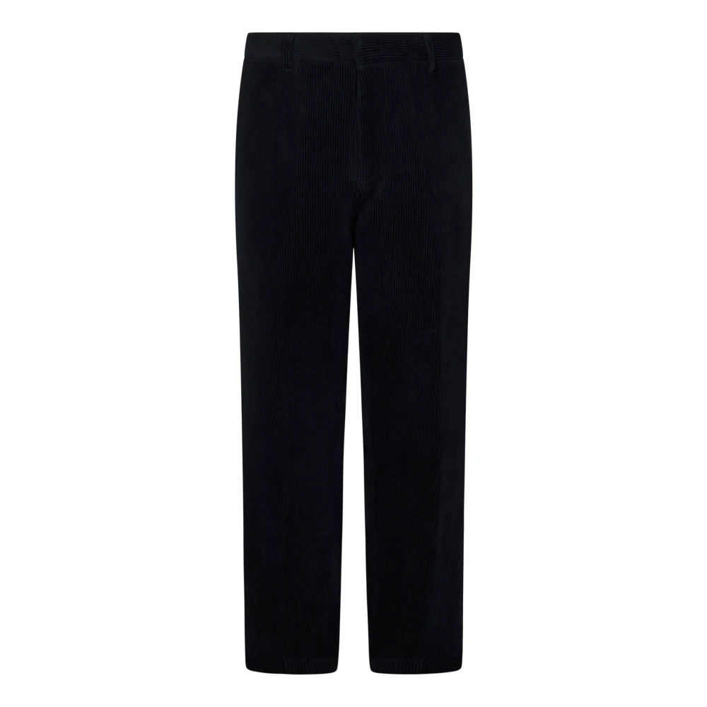 Emporio Armani Blauwe Broek met Verborgen Sluiting Blue Heren