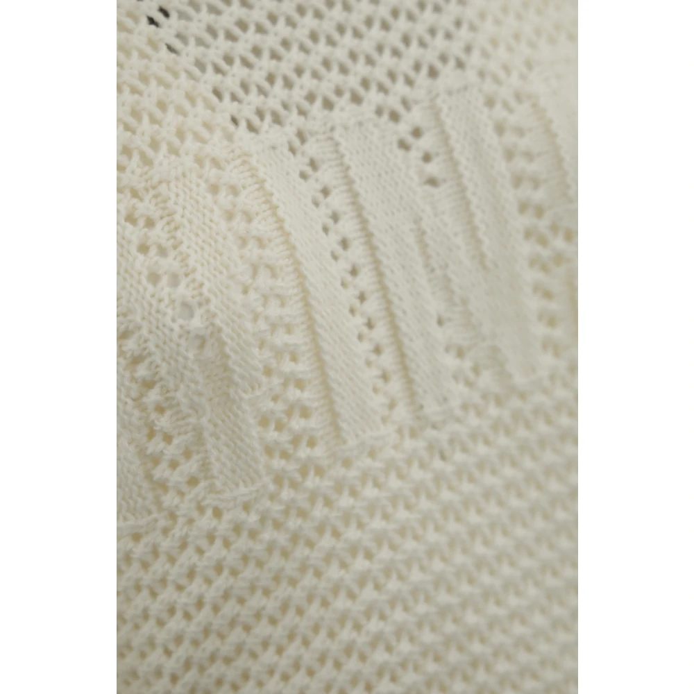 Twinset Wol Boothals Trui White Dames