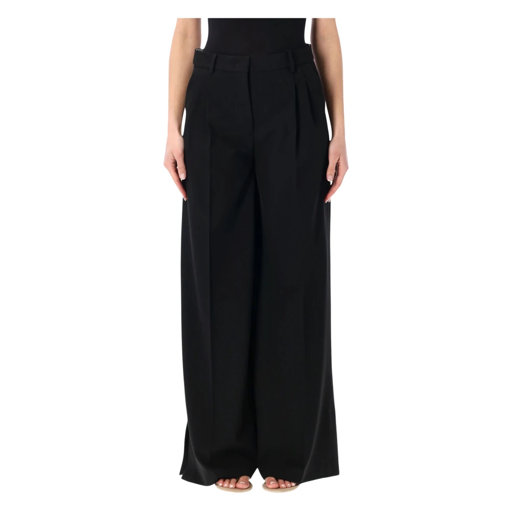 The Garment Black Pisano Pant - Female - Wide Trousers - Xs - Trousers