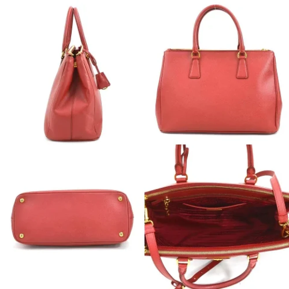 Prada Vintage Pre-owned Fabric prada-bags Red Dames