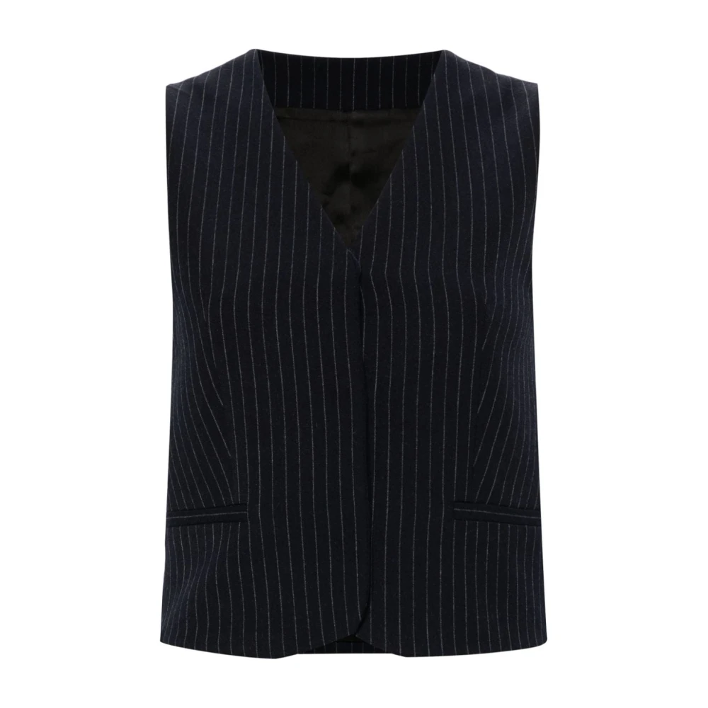 Calvin Klein Blauwe Gebreide Damesmode Aw24 Blue Dames