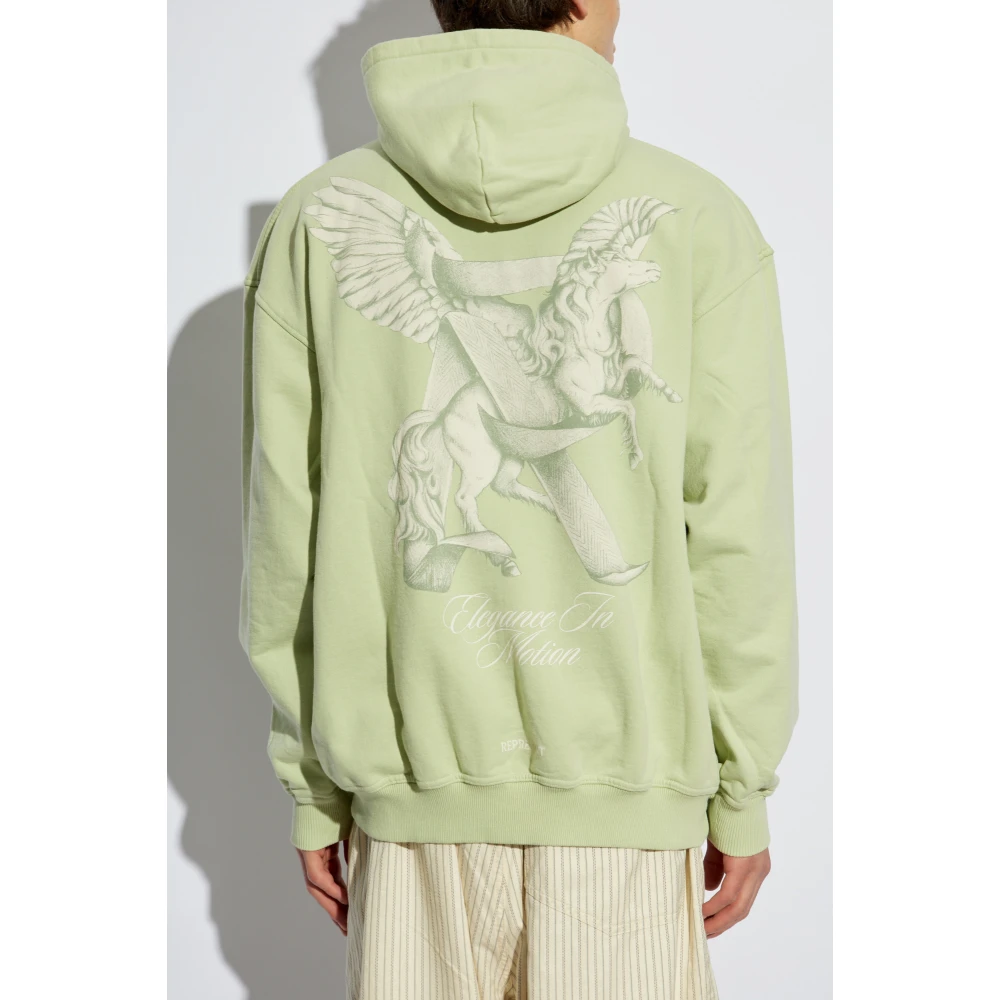 Represent Sweatshirts & Hoodies Green Heren
