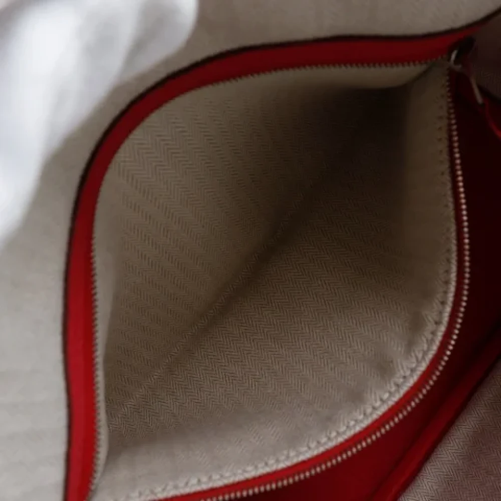 Hermès Vintage Pre-owned Fabric totes Red Dames