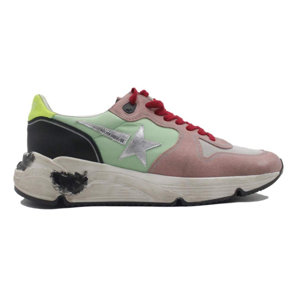 Golden Goose Löparsula Sneakers Rosa Grön Röd Multicolor, Dam