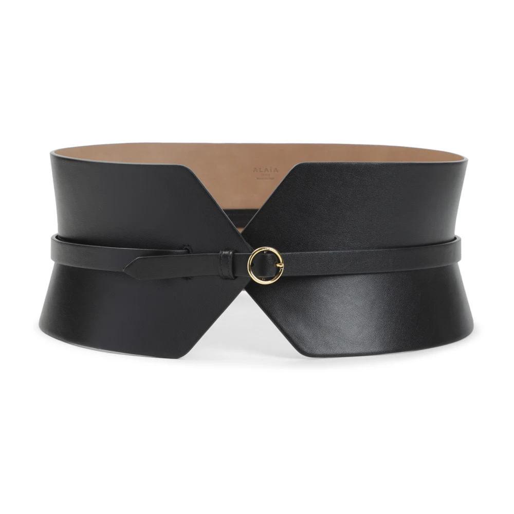 Alaïa Women's Black Belts, 80 Cm, Double Bustier Belt
