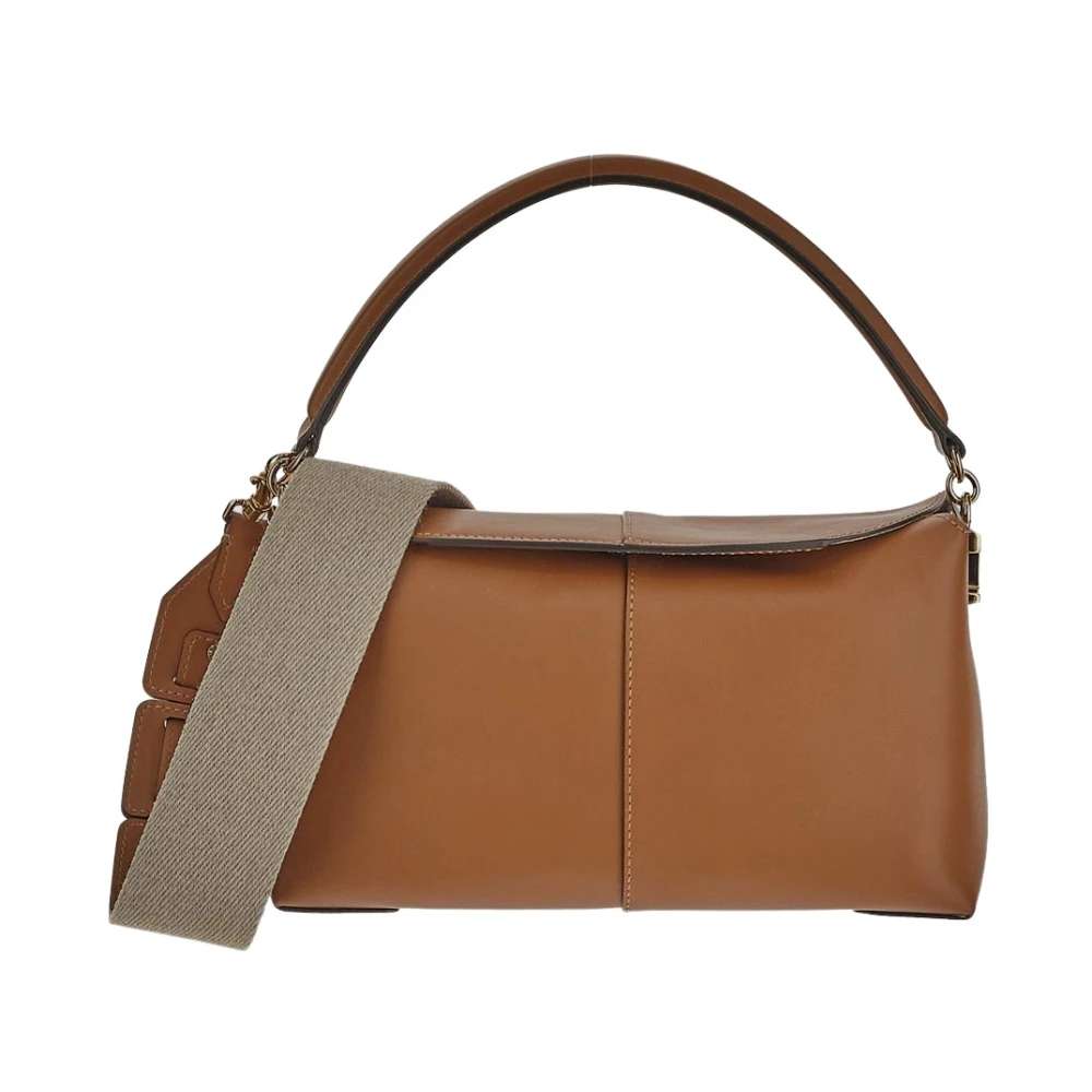 TOD'S Leren Handtas Brown Dames