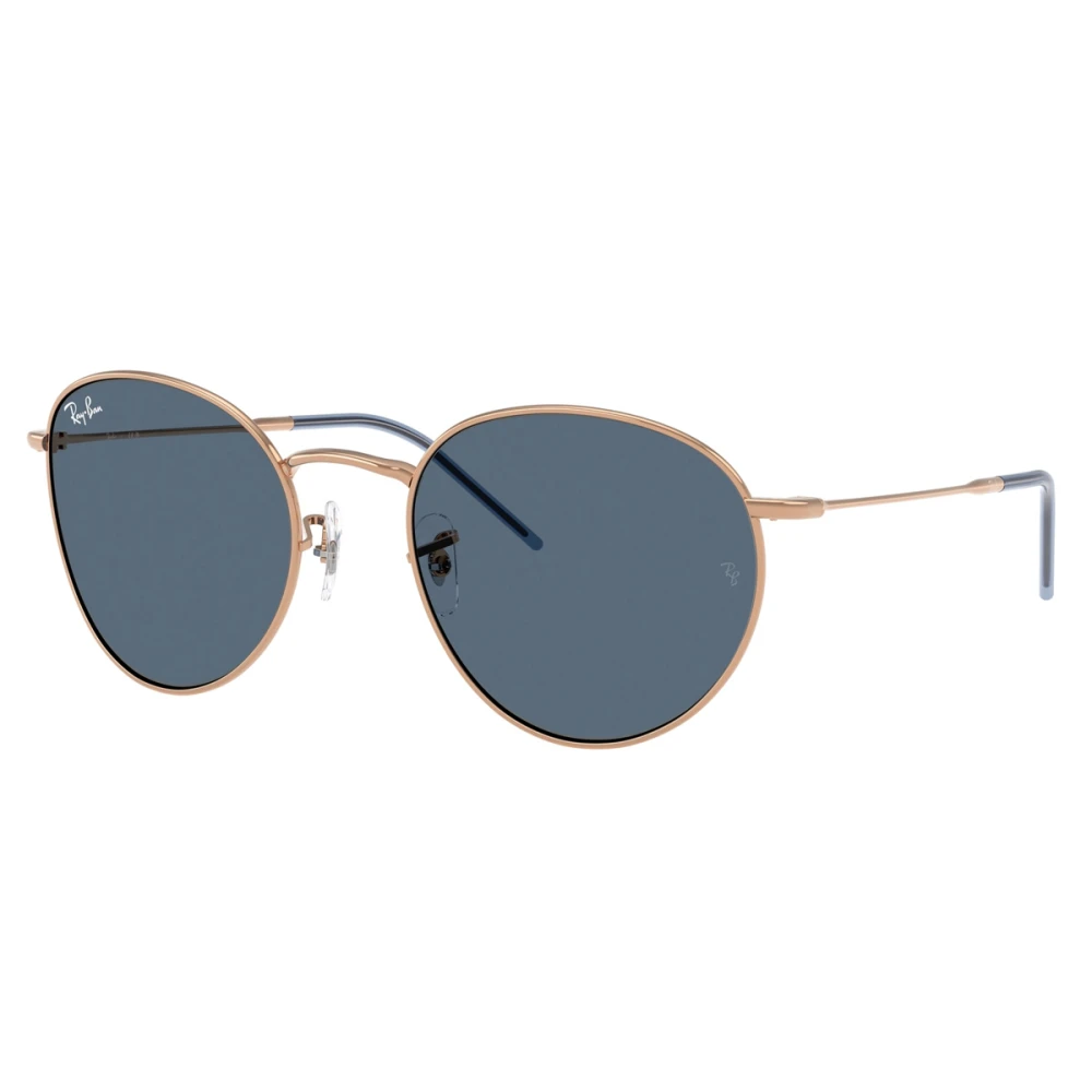 Ray-Ban Sunglasses, Unisex, 53 Mm, Round Reverse Sunglasses Blue Dark Yellow