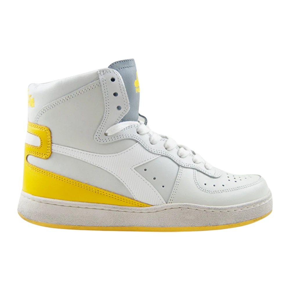 Diadora Vintage Basketbalsneakers Heren Schoenen Wit