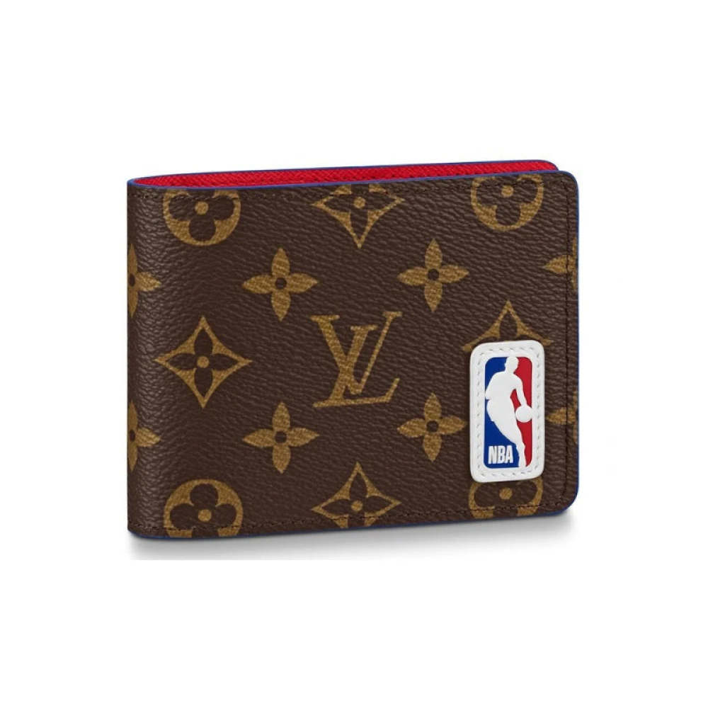 Louis Vuitton Bruine Monogram Portemonnee NBA Stijl Brown Heren