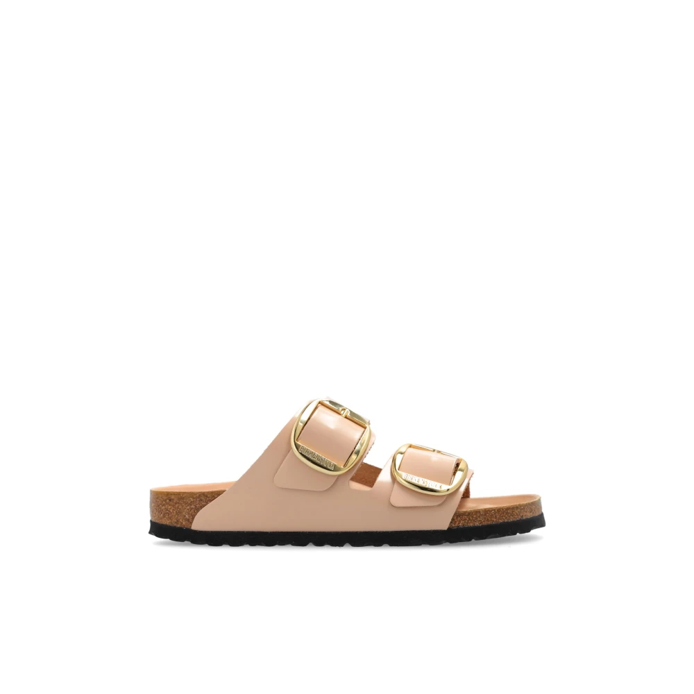 Birkenstock Women's Beige Sliders, 4 Uk, Arizona Big Buckle Sandals Narrow