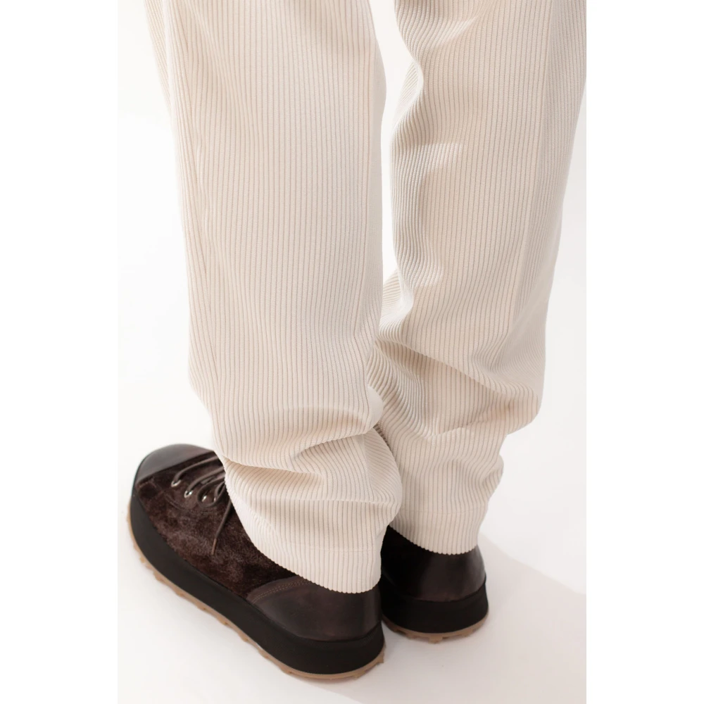 Briglia Needlecord Broek voor Wimbledon Stijl Beige Heren