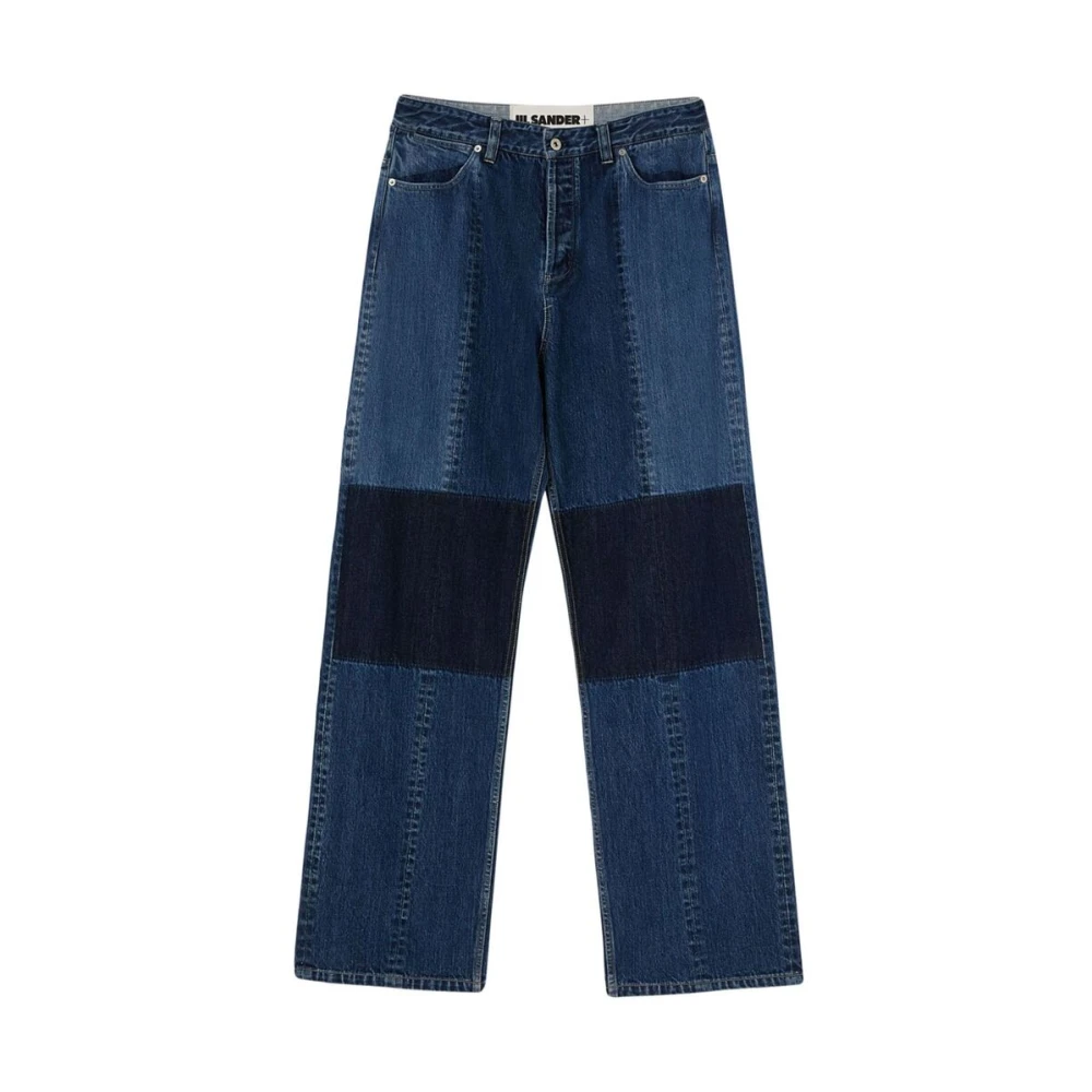 Jil Sander Straight Jeans Blue Heren
