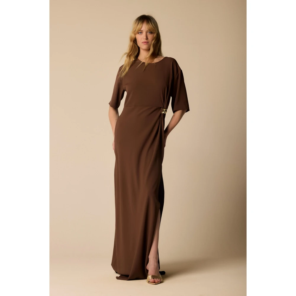 Kocca Elegante Avondjurken Collectie Brown Dames