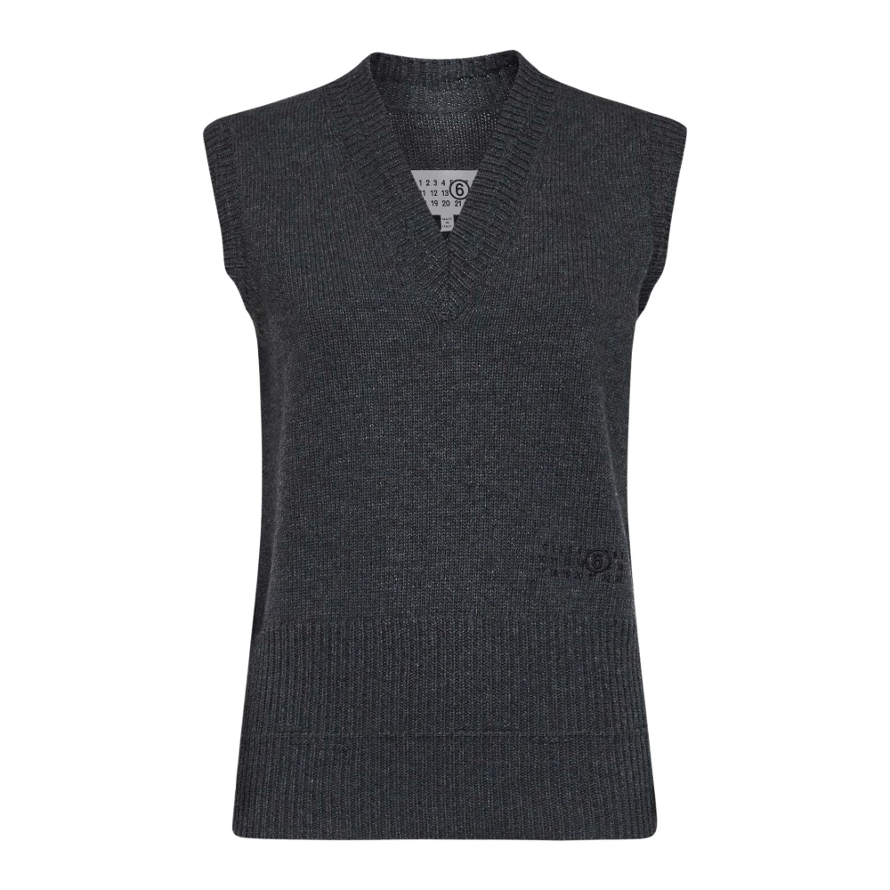 Mm6 Maison Margiela Mujer Gris Jerseys, Talla: S