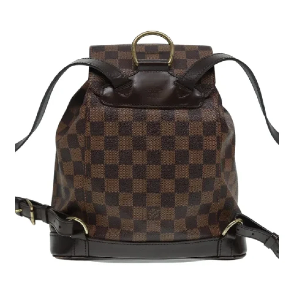 Louis Vuitton Vintage Pre-owned Canvas backpacks Brown Dames
