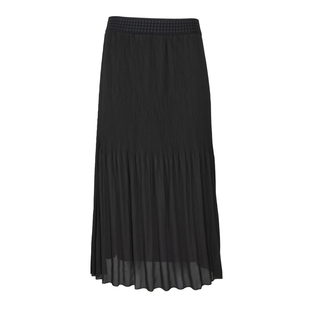 2-Biz Rok midi met bloemenprint Black Dames
