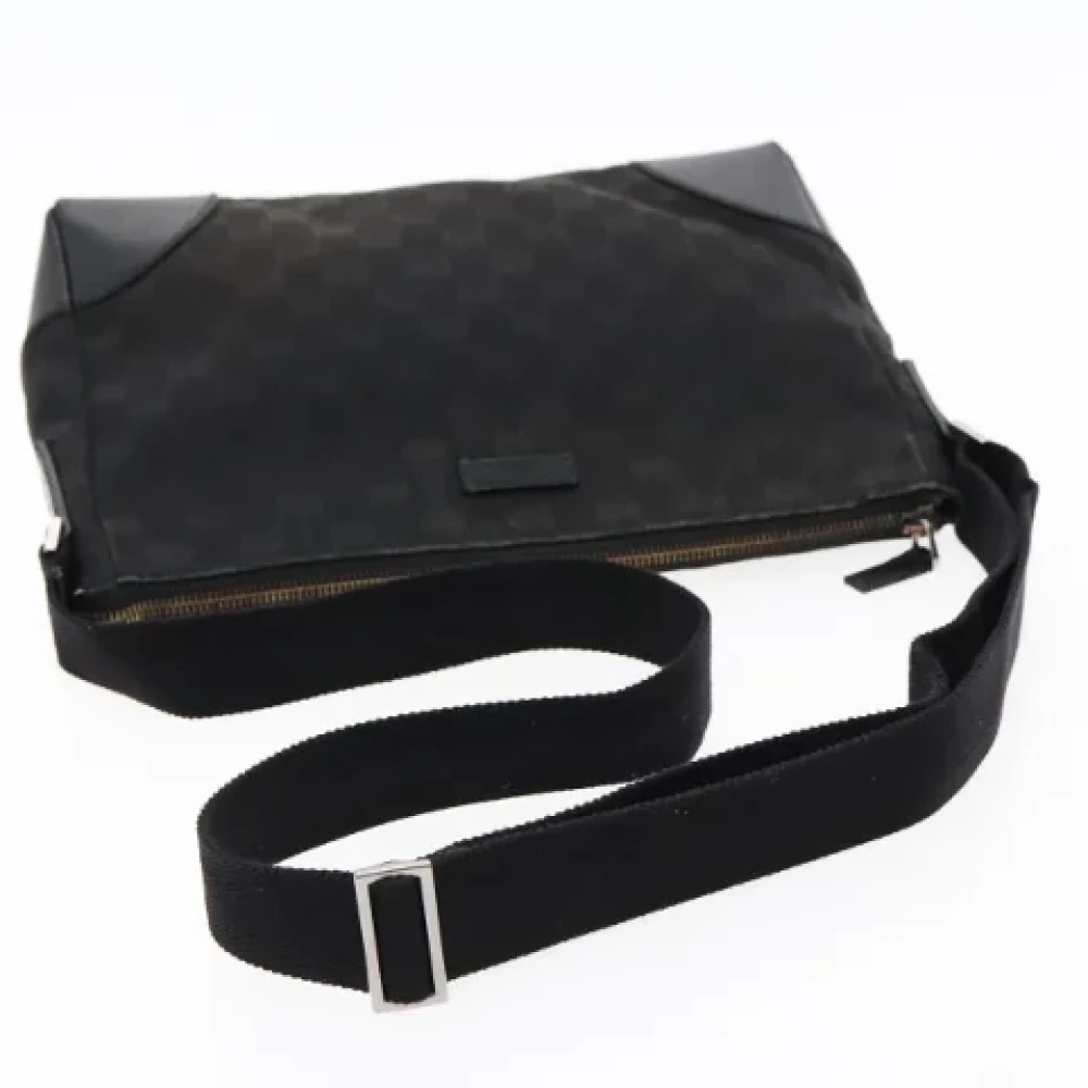Gucci Vintage Pre-owned Canvas gucci-bags Black Dames
