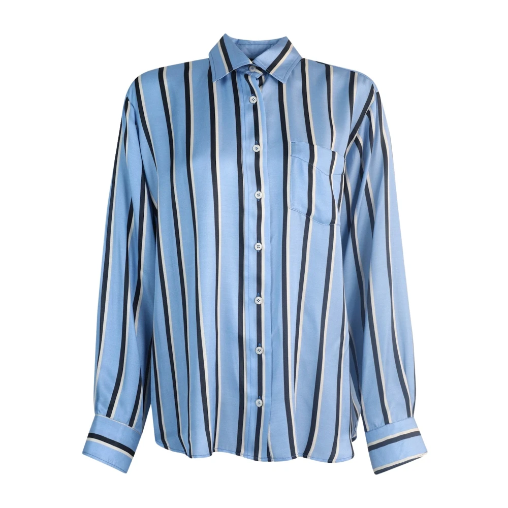 March23 Agathe Blouse Blue Dames