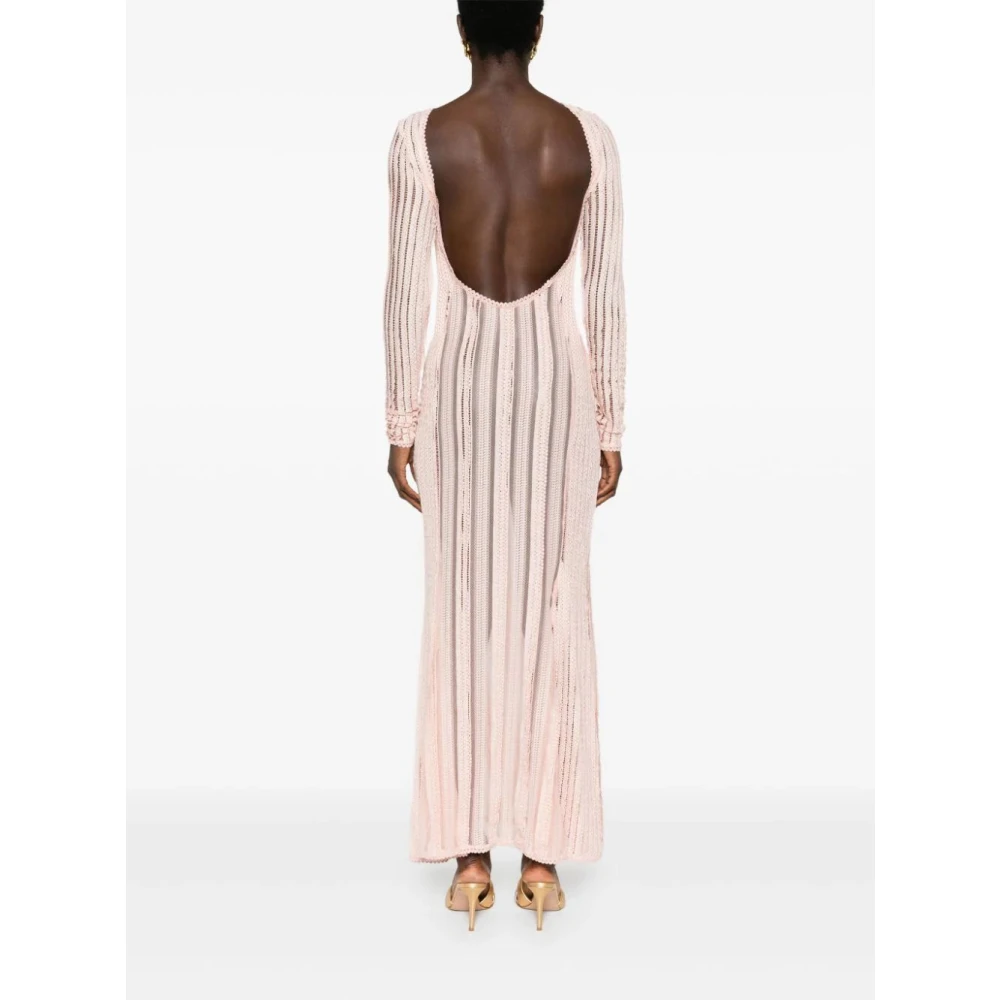 Charo Ruiz Ibiza Stoffige Roze Lange Jurk Verkoop Pink Dames