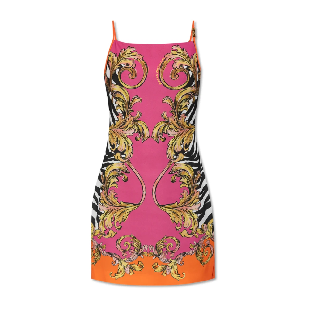 Versace Jeans Couture Jurk met bandjes Multicolor Dames