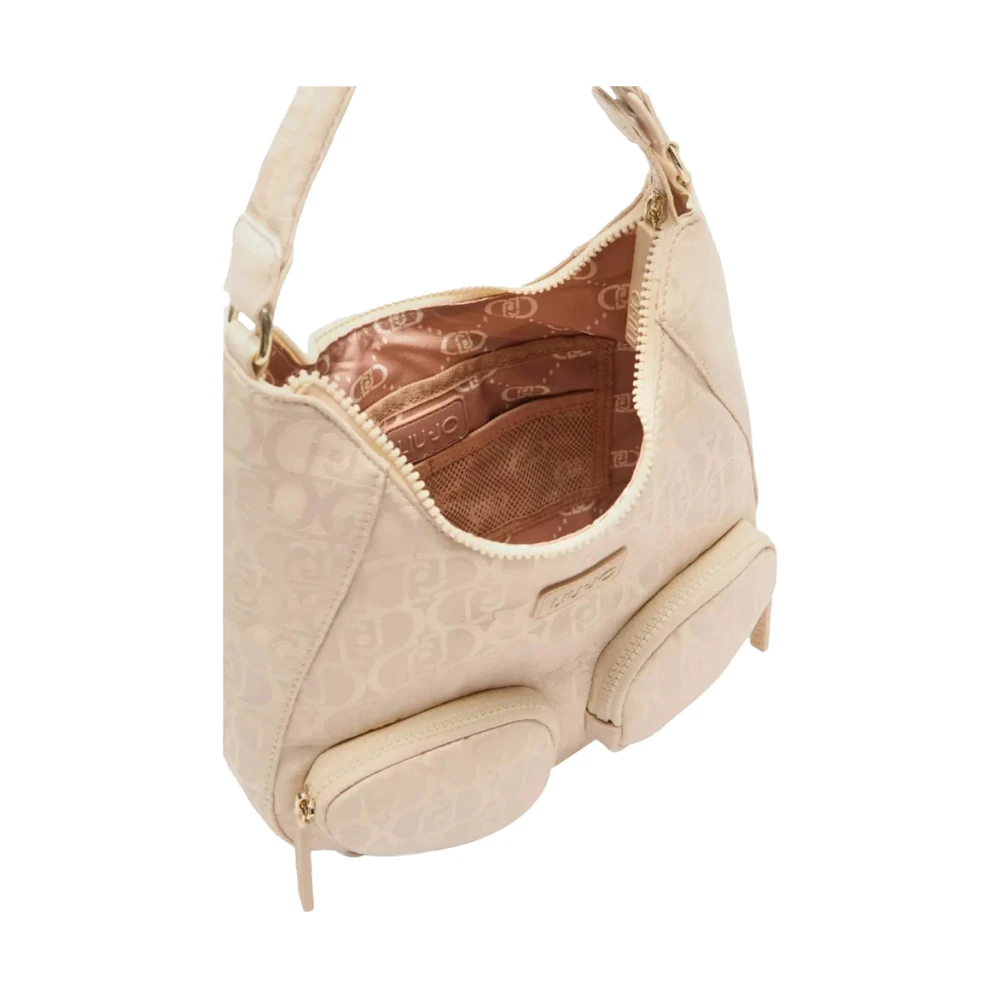Liu Jo Gouden Chic Handtas met Ritssluiting Yellow Dames