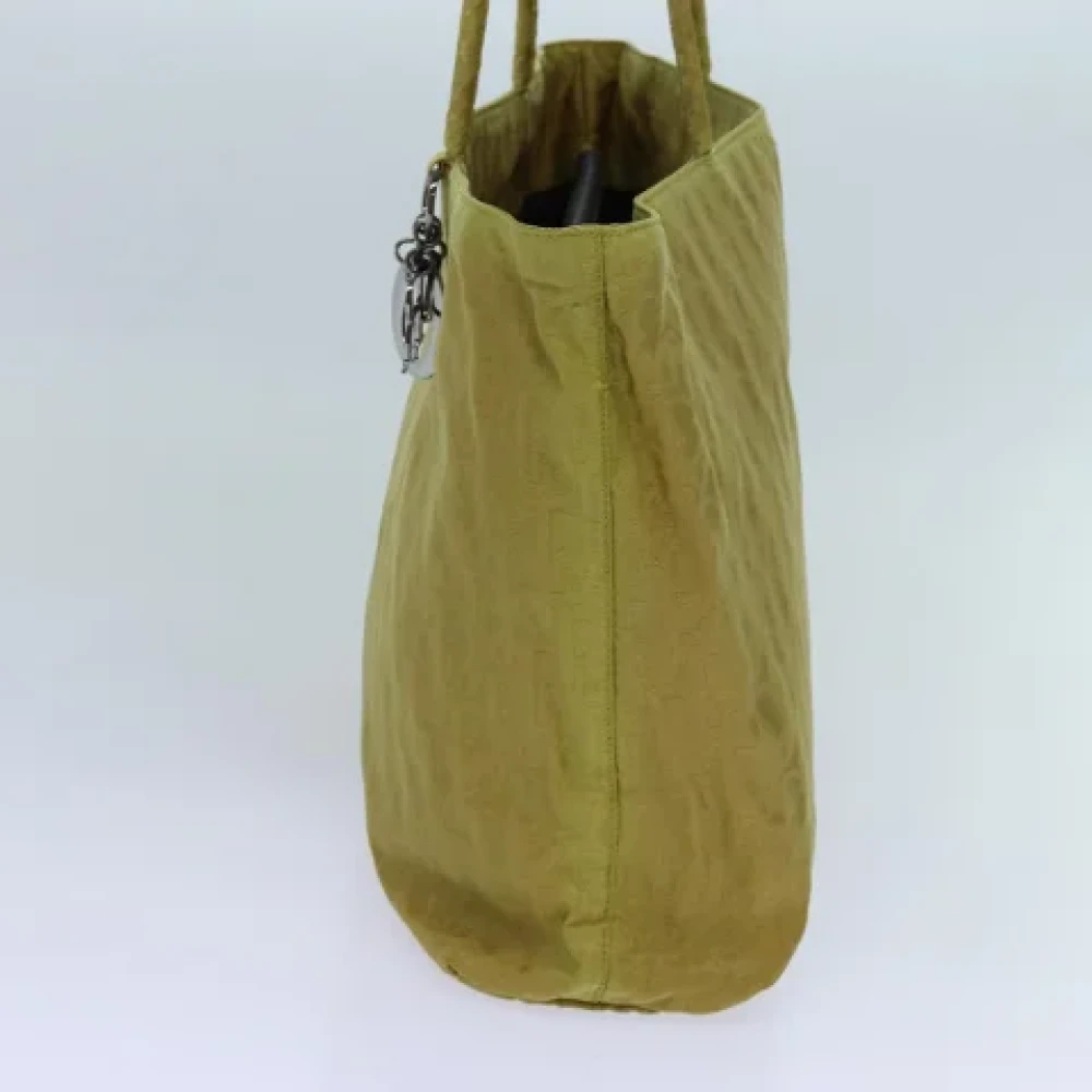 Dior Vintage Pre-owned Nylon totes Yellow Dames