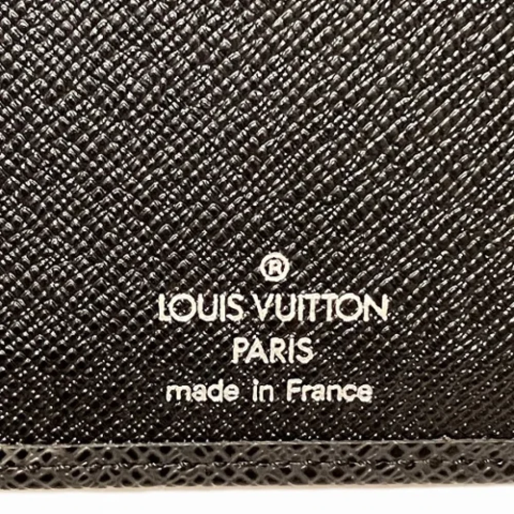 Louis Vuitton Vintage Pre-owned Leather home-office Black Heren