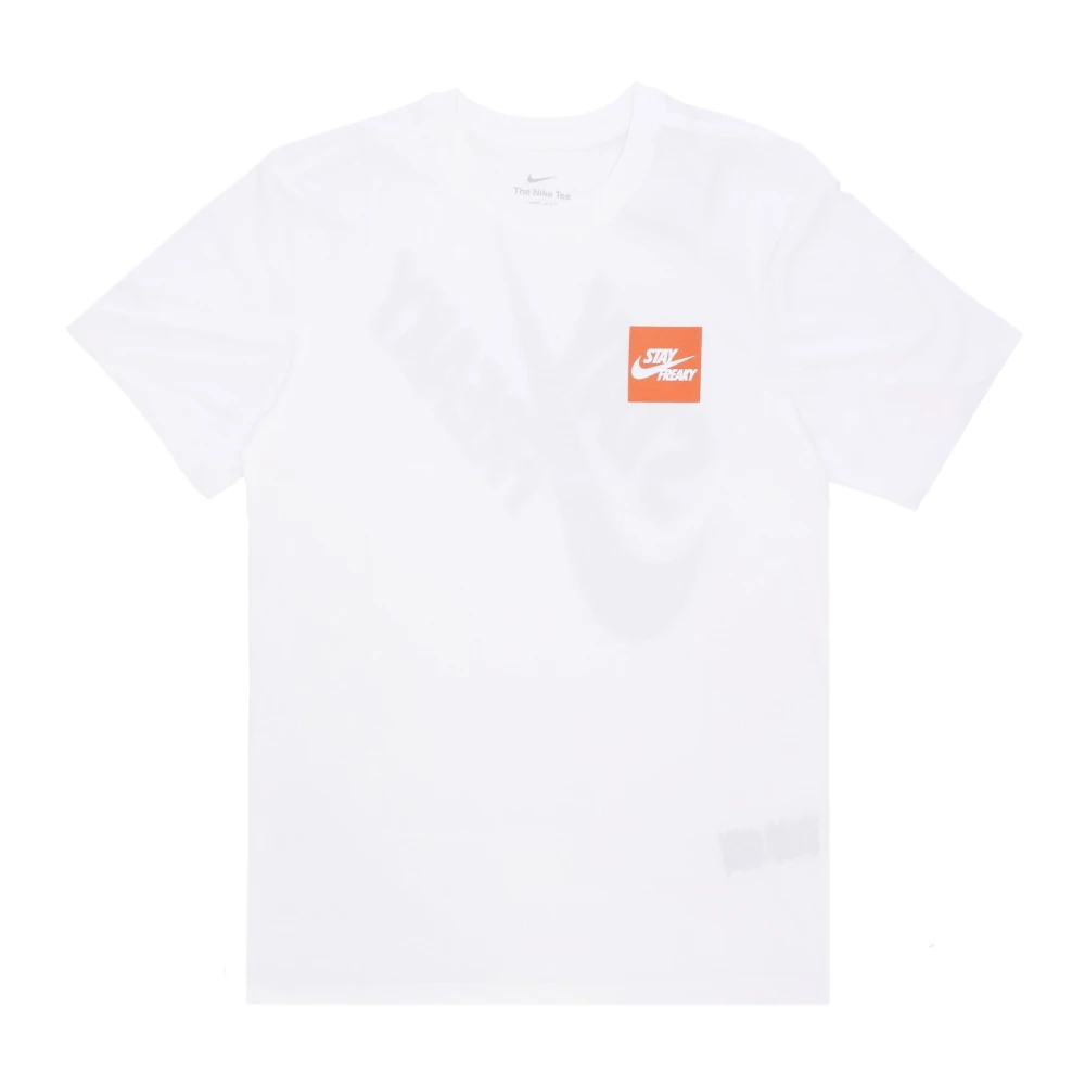 Nike Men's White Training T-Shirts & Tops, L, Short Sleeve Crew Neck T-Shirt