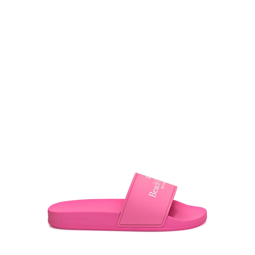 Givenchy Slide Platte Sandalen Pink Dames