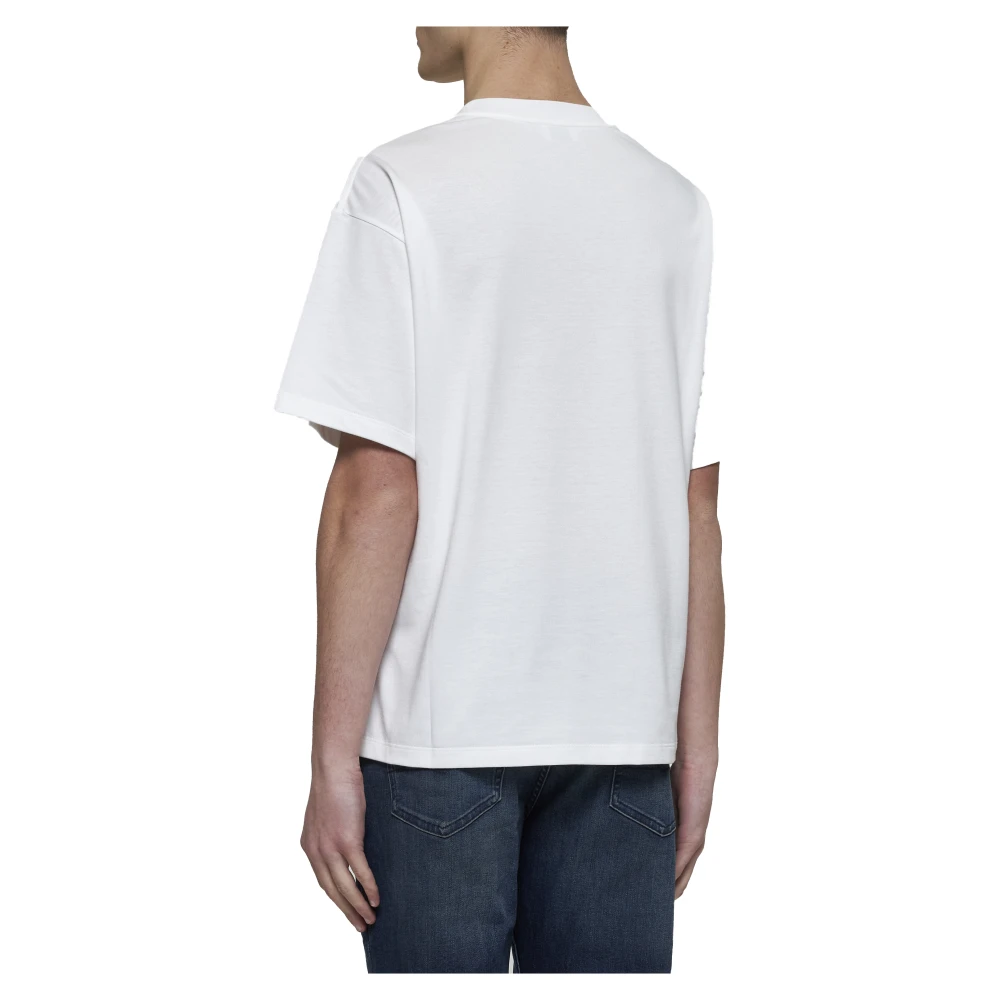 Saint Laurent Basic T-shirt White Heren