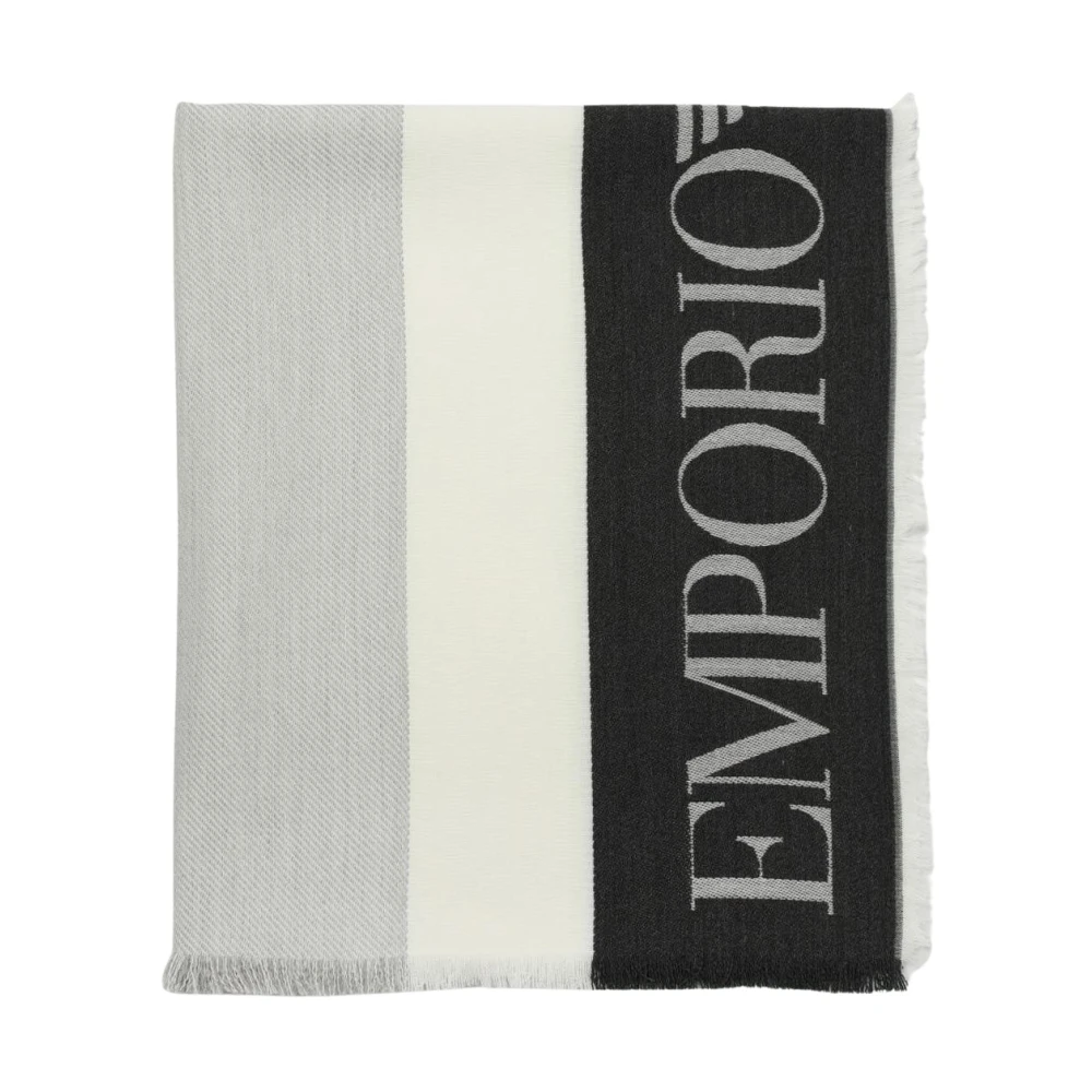 Emporio Armani Women's Striped Pattern Scarf