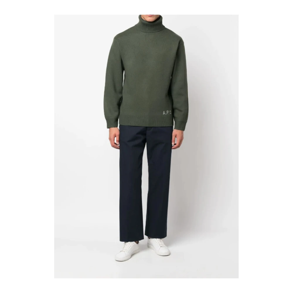 A.p.c. Donkergroene Walter Coltrui Green Heren