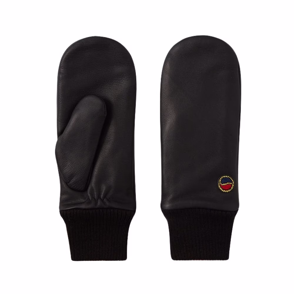 Gemütliche Gerippte Lederhandschuhe