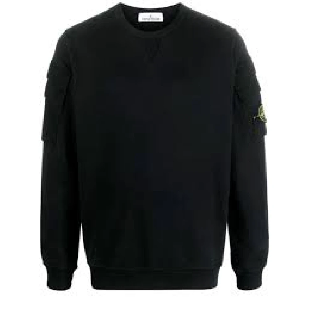 Stone Island Mysig Stickad Pullover Sweater Black, Herr