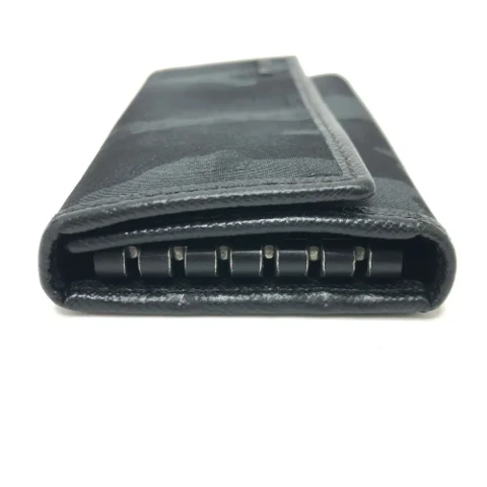 Prada Vintage Pre-owned Nylon wallets Black Dames