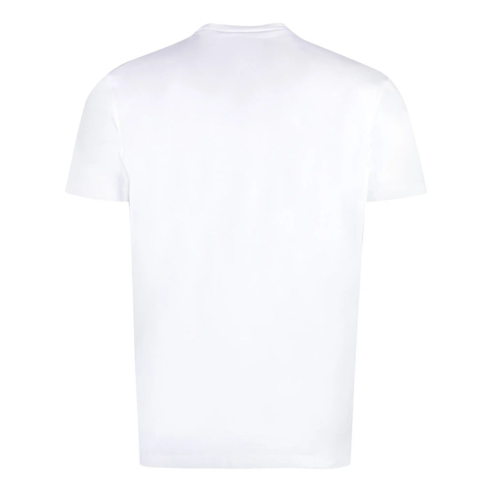Dsquared2 Cool Fit Katoenen Crew-Neck T-shirt White Heren