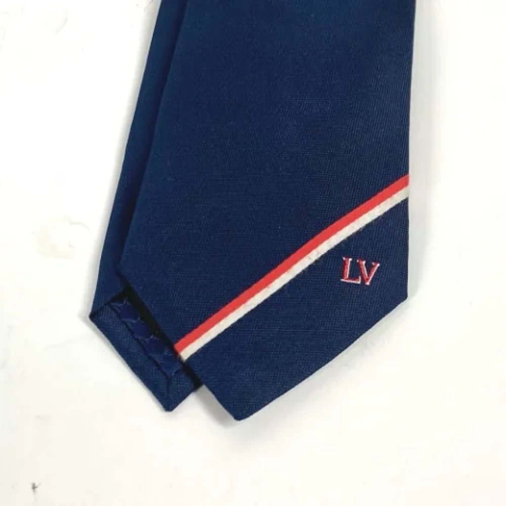 Louis Vuitton Vintage Pre-owned Fabric home-office Blue Heren