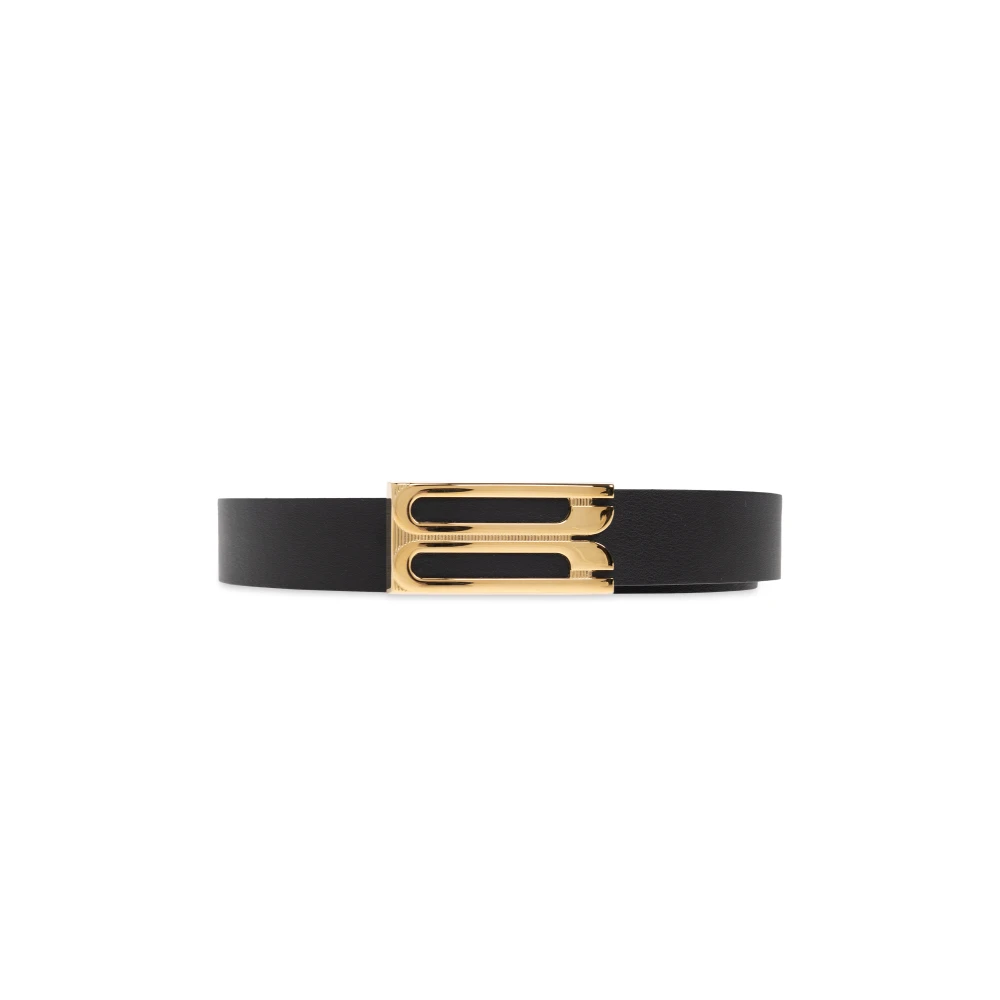 Victoria Beckham Leren riem Black Dames