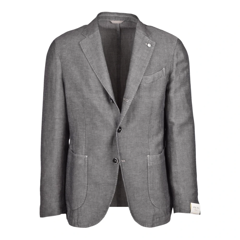 L.b.m. 1911 Men's Gray Blazers, 2XL, Giacca Stondata